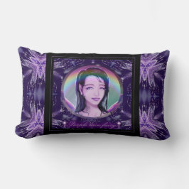 Lila Rain Fairy Lendenkissen