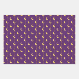 Lila Ramadan Eid Happy Eid Islamic Geschenkpapier Set