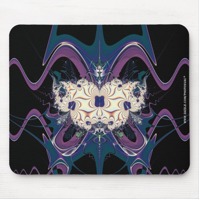 Lila Raum Mousepad (Vorne)