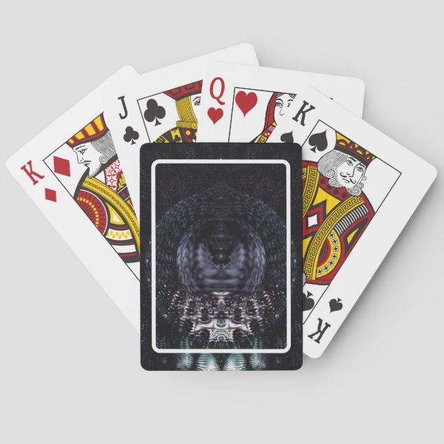 Lila Raum Spielkarten (Rückseite)