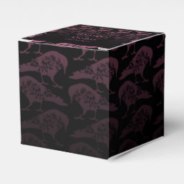 Lila Raven Gothic-Gastgeschenk Hochzeit Geschenkschachtel