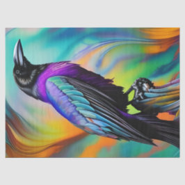 Lila Raven, Hintergrund für Nordlichter Seidenpapier