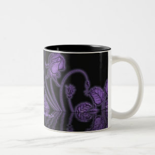 Lila Reben Tasse