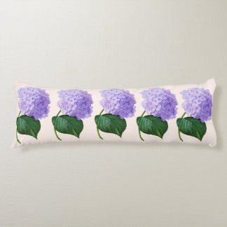 Lila Redoute Hydrangeas-Körper-Kissen Seitenschläferkissen
