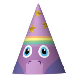 Lila Regenbogen Einhornfackel Kostümhut Party Partyhütchen