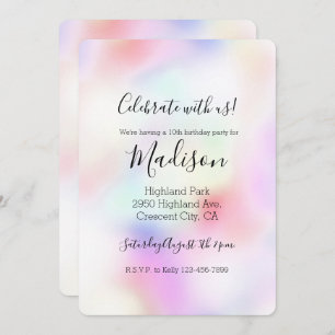 Lila Regenbogen   Einladung