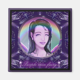 Lila Regenfee Magnet