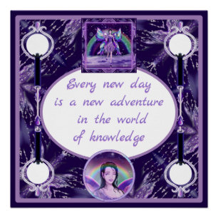 Lila Regenfee Poster