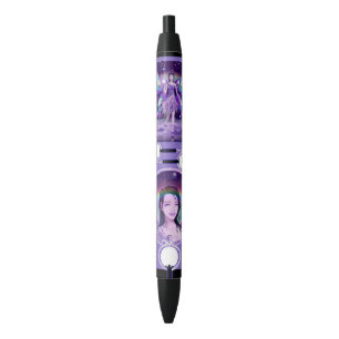Lila Regenfei Pen Kugelschreiber