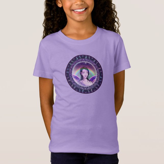 Lila Regenfei-T - Shirt (Vorderseite)