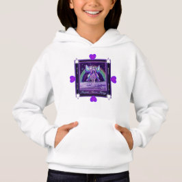 Lila Regenmärchen Hoodie