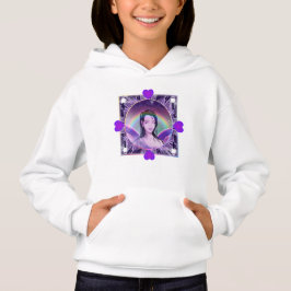 Lila Regenmärchen Hoodie