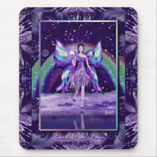 Lila Regenmäuse-Pad Mousepad