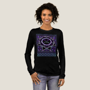 lila Regenschirm & Herzen.7 Tri-Blend Shirt
