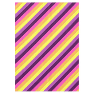 Lila Retro-Streifen mittel Tablette Tischdecke