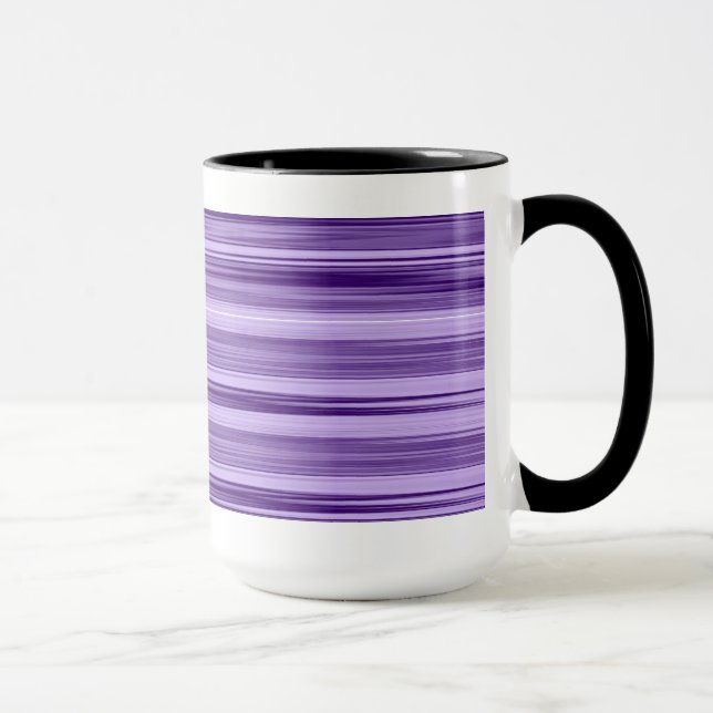 Lila retro Tasse (Rechts)