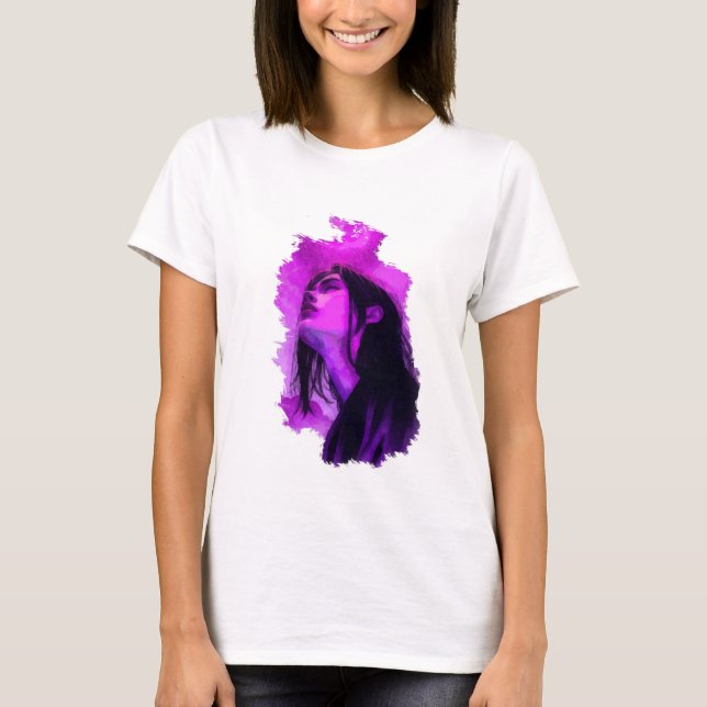 Lila Reverie Traurige T-Shirt (Vorderseite)
