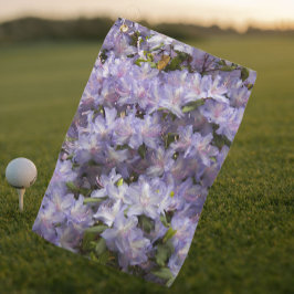 Lila Rhododendren Golfhandtuch