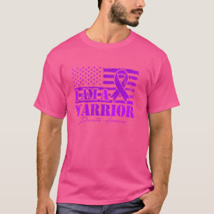 Lila Ribbon I bin ein Krieger-Demenz-Bewusstsein T-Shirt
