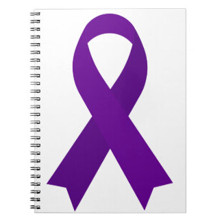 Lila Ribbon Lupus ITP HS Lewy Body Demenz Notizblock