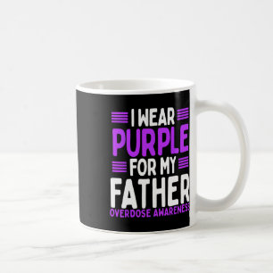 Lila Ribbon Pater Papa Überdosierung Sensibilisier Kaffeetasse
