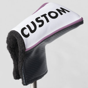 LILA Rohrleitung Custom Golf Putter Kopfbedeckung Headcover