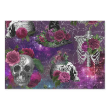 Lila romantische Gotische Hexe und Rose