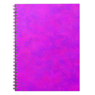 Lila rosa Abstraktes Muster Notizblock