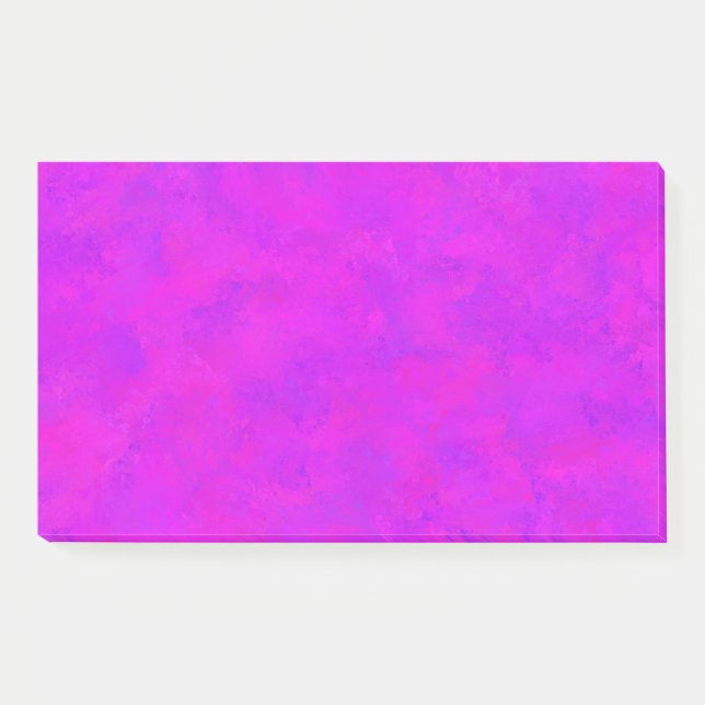 Lila rosa Abstraktes Muster Post-it Klebezettel (Vorderseite)
