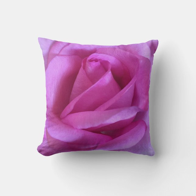 Lila Rosa Blume Foto einfach modern fett Kissen (Vorderseite)