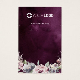 Lila Rosa Blumen-Logo Ohranzeige