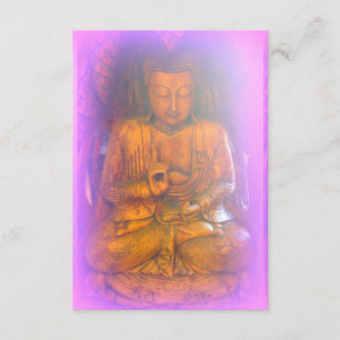 lila/rosa Buddha-Einladungskarte Einladung