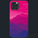 Lila Rosa Gebirgsgletscherung Case-Mate iPhone Hülle<br><div class="desc">Für diejenigen,  die sich dort draußen lebendig fühlen - eine kühne,  magentinische lila Bergkulisse.</div>