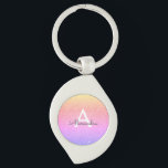 Lila rosa Glitzer und Sparklopfen Schlüsselanhänger<br><div class="desc">Luxuriöse Gold,  Lila und rosa Rainbow Pastel Ombre Imitats Glitzer und Sparkle Elegant Birthday oder Bachelorette Schlüsselanhänger. Diese Key-Ketten für Hochzeiten,  Brautparty oder Geburtstage können auf Ihren Vor- und Erstnamen angepasst werden. Bitte kontaktieren Sie den Designer,  um passende Artikel zu erhalten.</div>