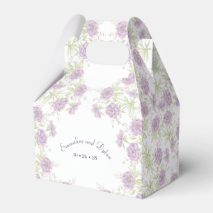 Lila rosa Hochzeit Geschenkschachtel