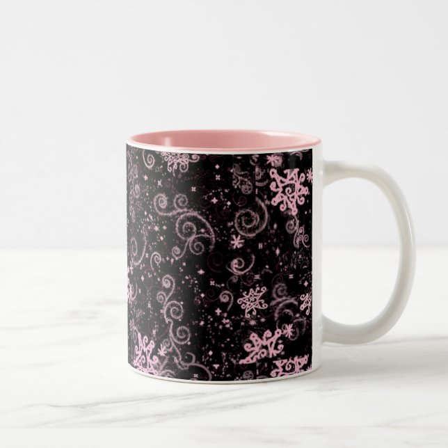 Lila & rosa Jazzdesign - Tasse (Rechts)