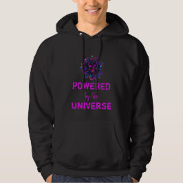 *~* Lila rosa Kristallkugel Männer Schwarz Hoodie