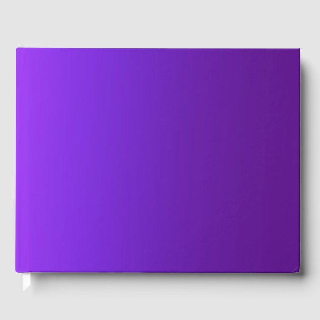 Lila rosa Ombre Gradient Blur Abstract Design Gästebuch (Vorderseite)