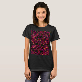 Lila rosa Pfirsichfarben T-Shirt