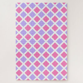 Lila Rosa Schachbrett-Diamantmuster