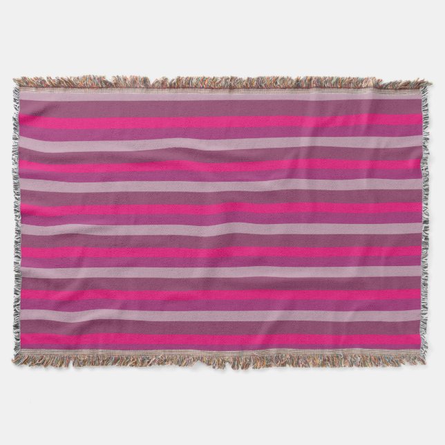 Lila rosa Sommer-Stimmungslinien-Kehle Decke (Vorderseite)