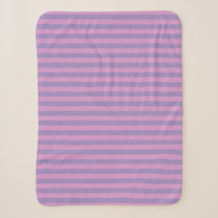 Lila Rosa Streifen Nahtloses Muster Sherpadecke