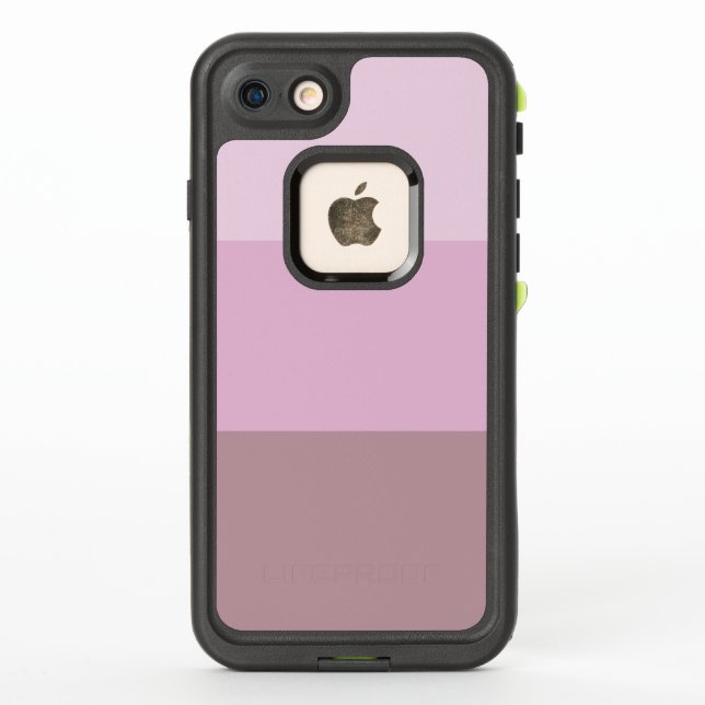 Lila rosa Streifen Ombre (Rückseite)