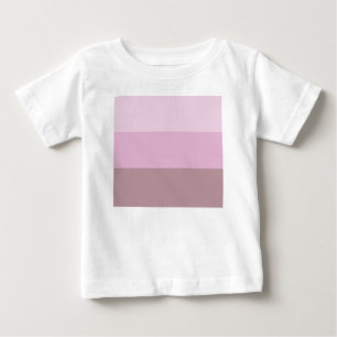 Lila rosa Streifen Ombre Baby T-shirt