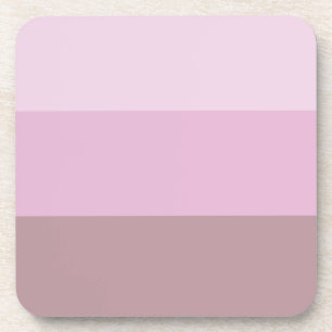 Lila rosa Streifen Ombre Getränkeuntersetzer