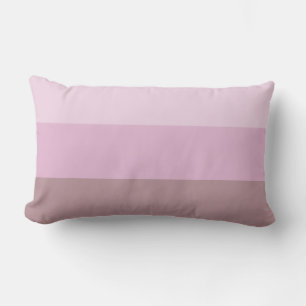 Lila rosa Streifen Ombre Lendenkissen