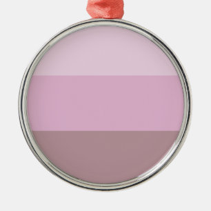 Lila rosa Streifen Ombre Ornament Aus Metall