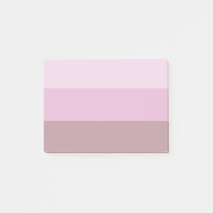 Lila rosa Streifen Ombre Post-it Klebezettel