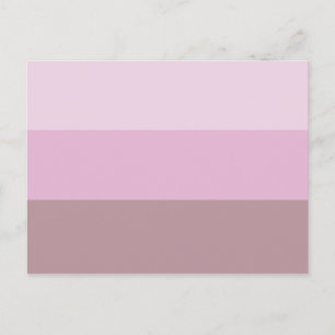 Lila rosa Streifen Ombre Postkarte