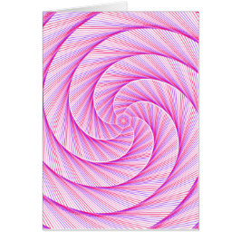 Lila rosa Tauchkarte Math Swirl